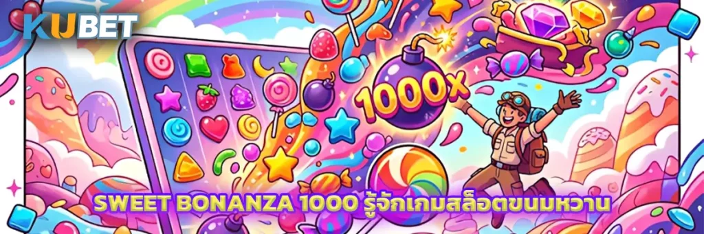 Sweet Bonanza 1000 รู้จักเกมสล็อตขนมหวาน